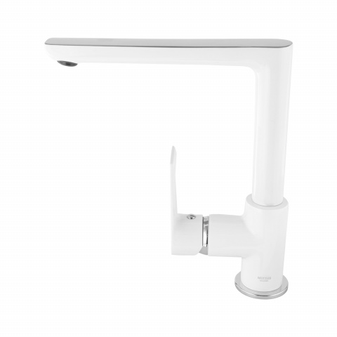 Dřezová baterie MIXXUS PREMIUM ALEX 018 (NUT) WHITE-CHROME, bílý-chrom | ALEX 018 (NUT) WHITE-CHROME