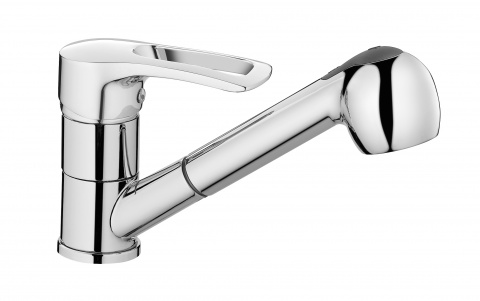 Dřezová baterie s vytahovácí sprškou MIXXUS PREMIUM GERMES 014 | GERMES 014