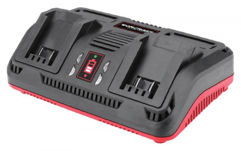 Dvojitá nabíječka Li-ion akumulátorů Worcraft CLC-20V-2.4D pro set S20Li 2x2.4A