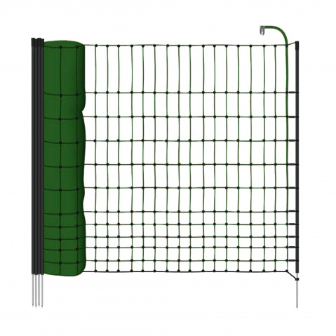 Elektrická síť STANDARD pro drůbež, slepice a kuřata, výška 112 cm, délka 25 m, 1 hrot