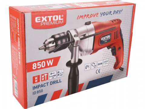 Elektrická vrtačka s příklepem 850 W Extol Premium 8890033