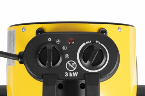 Elektrické topidlo ohřívač 3,0kW/230V s ventilátorem 300m3/h