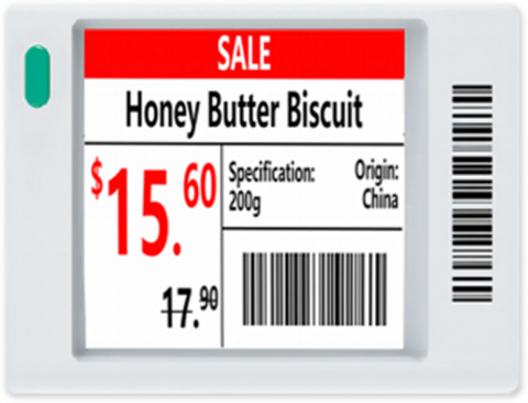 ESL-E4015A-N - digitální elektr. papír, 1.54", černá, bílá, červená, NFC