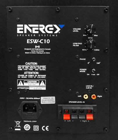 ESW-C10 ENERGY subwoofer