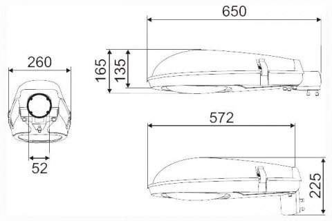 EV 2324 LEDEOS Pouliční LED světlo