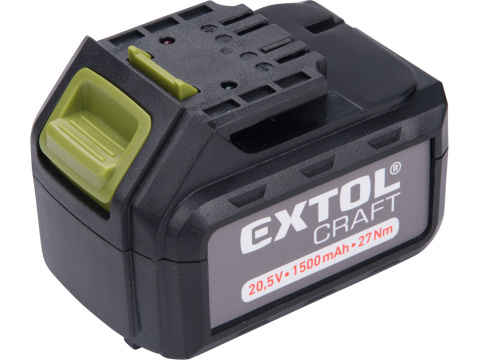 EXTOL CRAFT baterie akumulátorová, 20V Li-ion, 1500mAh 402440E