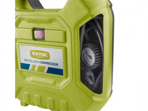 EXTOL CRAFT kompresor bezolejový, 1100W 418102