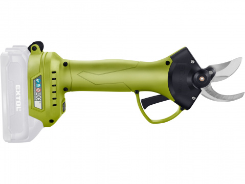 EXTOL CRAFT nůžky zahradní aku, BRUSHLESS, 20V Li-ion, bez baterie a nabíječky 402457