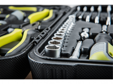 EXTOL CRAFT sada nářadí 303ks, 1/4", 1/2" 918303