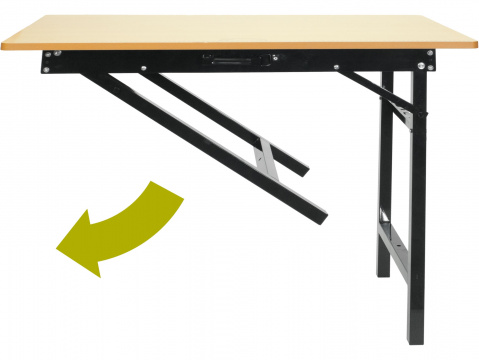 EXTOL CRAFT stůl pracovní skládací, 100x60x80cm(d/š/v), nosnost až 100kg 956075