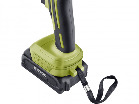 EXTOL CRAFT vrtací šroubovák aku, BRUSHLESS, 20V Li-ion, 2×2Ah 402450