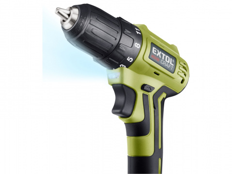 EXTOL CRAFT vrtací šroubovák aku, BRUSHLESS, 20V Li-ion, 2×2Ah 402450