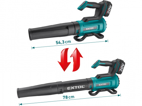 EXTOL INDUSTRIAL fukar aku SHARE20V, BRUSHLESS, 4Ah 8791906