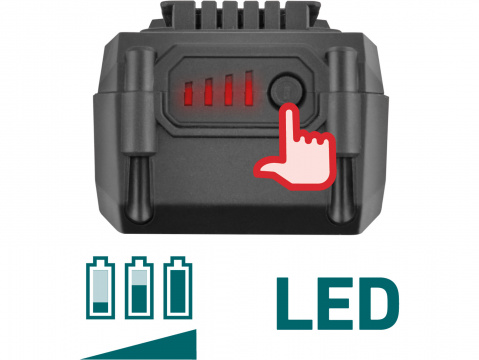 EXTOL INDUSTRIAL fukar aku SHARE20V, BRUSHLESS, bez baterie a nabíječky 8791907
