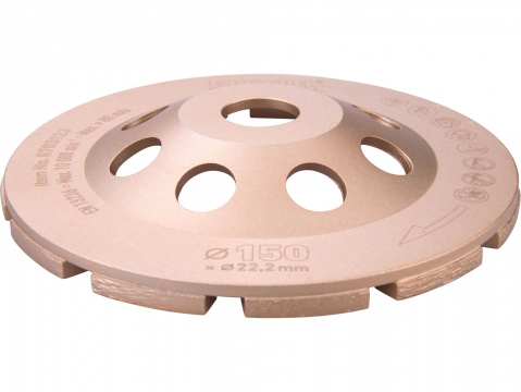 EXTOL INDUSTRIAL kotouč diamantový brusný dvouřadý, O 150x22,2mm