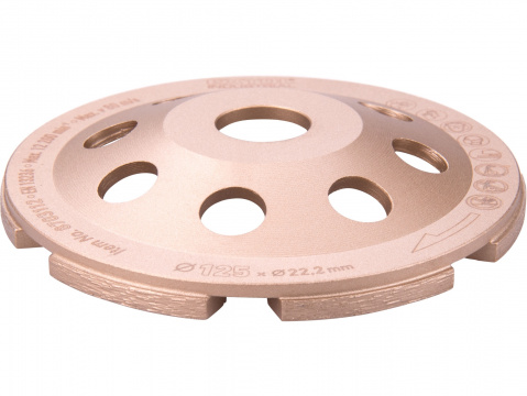 EXTOL INDUSTRIAL kotouč diamantový brusný jednořadý, O 125x22,2mm