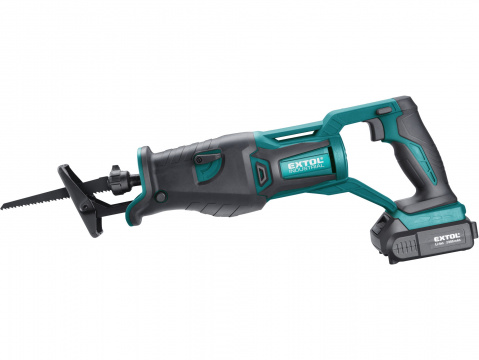 EXTOL INDUSTRIAL mečová pila ocaska aku SHARE20V, BRUSHLESS, 20V Li-ion, 2000mAh
