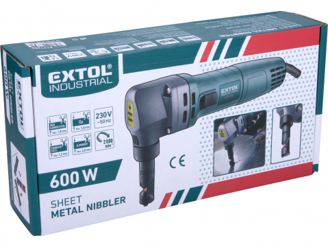 EXTOL INDUSTRIAL Nůžky na plech elektrické prostřihovačky 600W, 8797206