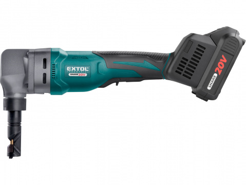 EXTOL INDUSTRIAL nůžky na plech, prostřihovačky aku SHARE20V, 2Ah 8791830