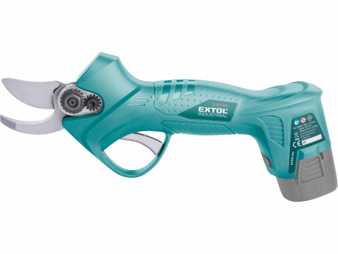 EXTOL INDUSTRIAL nůžky zahradnické aku, 16V Li-ion, bez baterie a nabíječky 8791580T