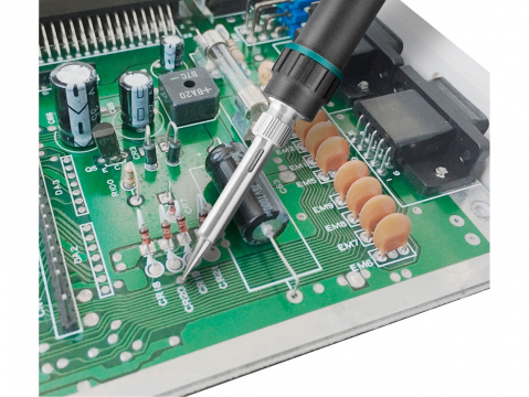 EXTOL INDUSTRIAL pájka hrotová s digitální regulací a kalibrací, 70W 8794510