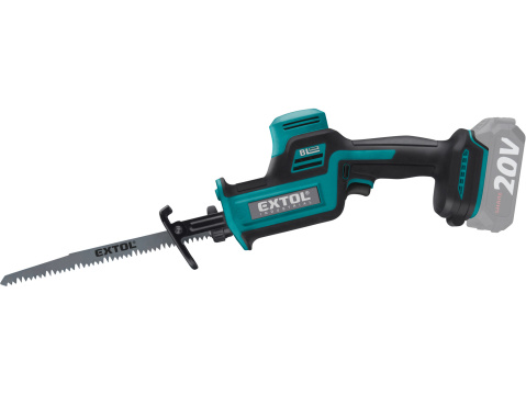EXTOL INDUSTRIAL pila ocaska aku SHARE20V, BRUSHLESS, bez baterie a nabíječky 8791829