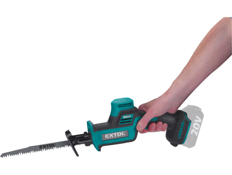 EXTOL INDUSTRIAL pila ocaska aku SHARE20V, BRUSHLESS, bez baterie a nabíječky 8791829