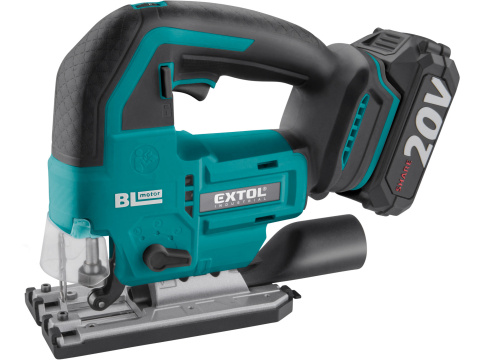 EXTOL INDUSTRIAL pila přímočará aku SHARE20V, BRUSHLESS, 2Ah 8791824