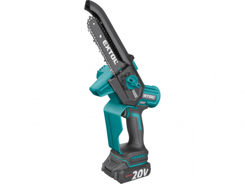 EXTOL INDUSTRIAL pila řetězová aku jednoruční SHARE20V, 13cm, BRUSHLESS, 2Ah