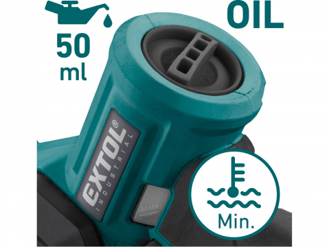 EXTOL INDUSTRIAL pila řetězová aku jednoruční SHARE20V, 13cm, BRUSHLESS, bez baterie