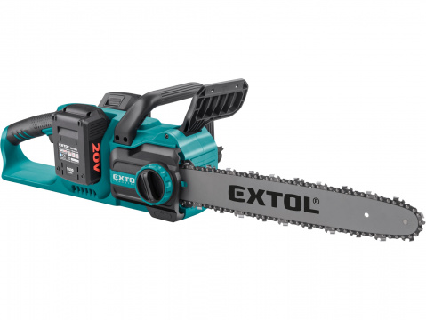 EXTOL INDUSTRIAL pila řetězová aku SHARE20V, 40cm, BRUSHLESS, 2x4Ah 8791920