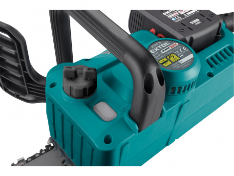 EXTOL INDUSTRIAL pila řetězová aku SHARE20V, 40cm, BRUSHLESS, 2x4Ah 8791920