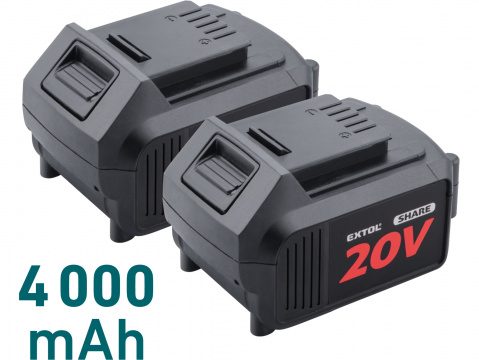 EXTOL INDUSTRIAL pila řetězová aku SHARE20V, 40cm, BRUSHLESS, bez baterie a nabíječky