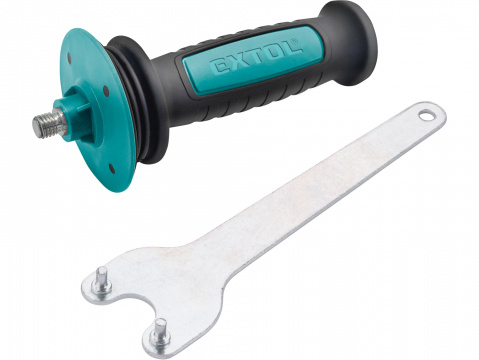 EXTOL INDUSTRIAL Úhlová bruska 125mm,1550W, regulace otáček, bezuhlíková