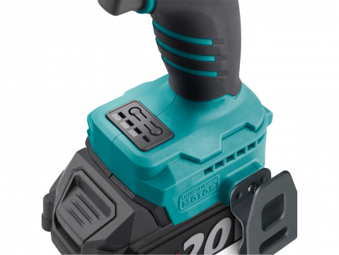 EXTOL INDUSTRIAL utahovák rázový 1/2" aku SHARE20V, 500Nm, BRUSHLESS, 2Ah 8791814