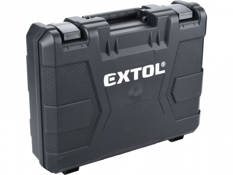 EXTOL INDUSTRIAL vrtací šroubovák aku s příklepem SHARE20V, BRUSHLESS, 20V Li-ion, 2 Ah