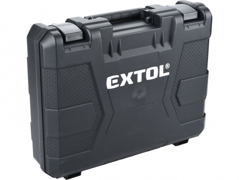 EXTOL INDUSTRIAL vrtací šroubovák aku s příklepem SHARE20V, BRUSHLESS, 20V Li-ion, 2 Ah