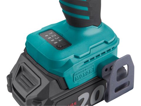 EXTOL INDUSTRIAL vrtací šroubovák aku s příklepem SHARE20V, 70Nm, BRUSHLESS, 2Ah 8791806