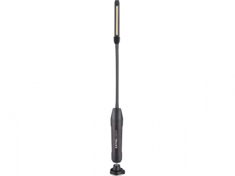 EXTOL LIGHT Lampa montážní, ohebné pracovní světlo USB nabíjecí, 500lm COB + 140lm LED