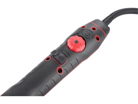 EXTOL LIGHT Lampa montážní, ohebné pracovní světlo USB nabíjecí, 500lm COB + 140lm LED