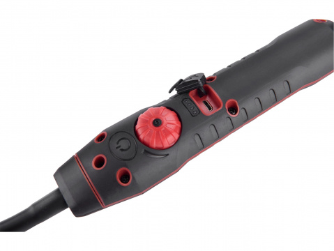 EXTOL LIGHT Lampa montážní, ohebné pracovní světlo USB nabíjecí, 500lm COB + 140lm LED