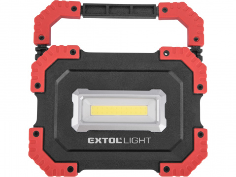 EXTOL LIGHT reflektor LED, 1000lm, USB nabíjení s powerbankou, Li-ion 43272
