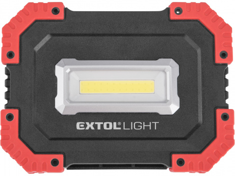 EXTOL LIGHT reflektor LED, 1000lm, USB nabíjení s powerbankou, Li-ion 43272