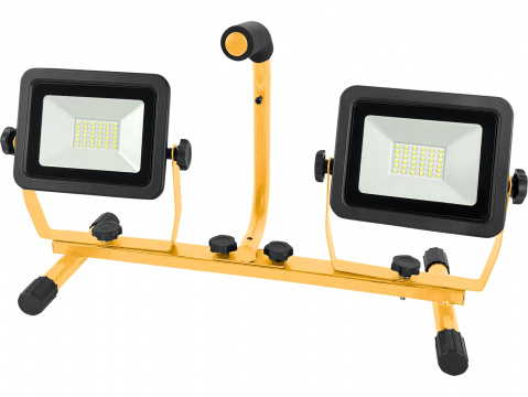 EXTOL LIGHT reflektor LED, 2x2700lm, se stojanem 180cm 43282