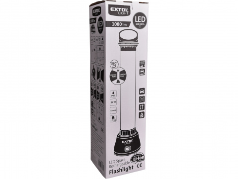 EXTOL LIGHT světlo prostorové 360°, 1080lm, nabíjecí  43128