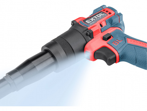 EXTOL PREMIUM Aku nýtovací pistole SHARE20V, BRUSHLESS, 2Ah 8891868