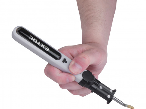 EXTOL PREMIUM Aku tavná řezačka na polystyren - pájka, USB nabíjecí 8891504