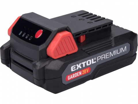 EXTOL PREMIUM baterie akumulátorová GARDEN20V, Li-ion, 2000mAh