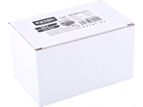 EXTOL PREMIUM baterie akumulátorová SHARE20V, Li-ion, 6000mAh 8891885
