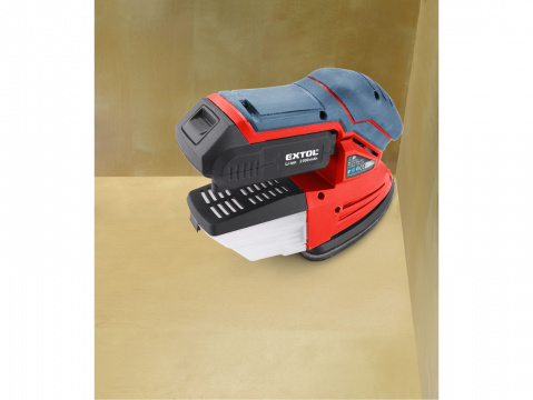 EXTOL PREMIUM bruska vibrační delta aku SHARE20V, 20V Li-ion, 2000mAh 8891844
